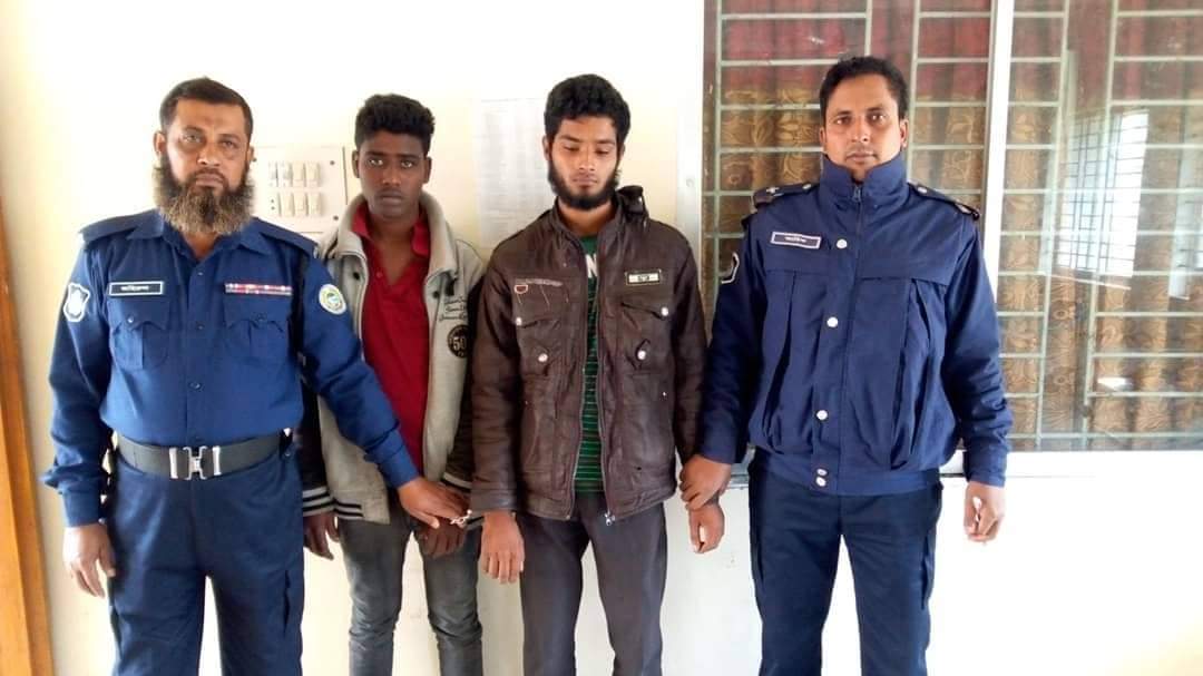 ভোলার দৌলতখানে গাঁজাসহ দুইজন আটক /জনতার বাণী