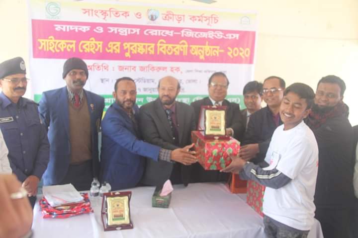 ভোলায় উম্মুক্ত সাইকেল রেইস প্রতিযোগিতা ও পুরুস্কার বিতরন  অনুষ্টান অনুষ্টিত