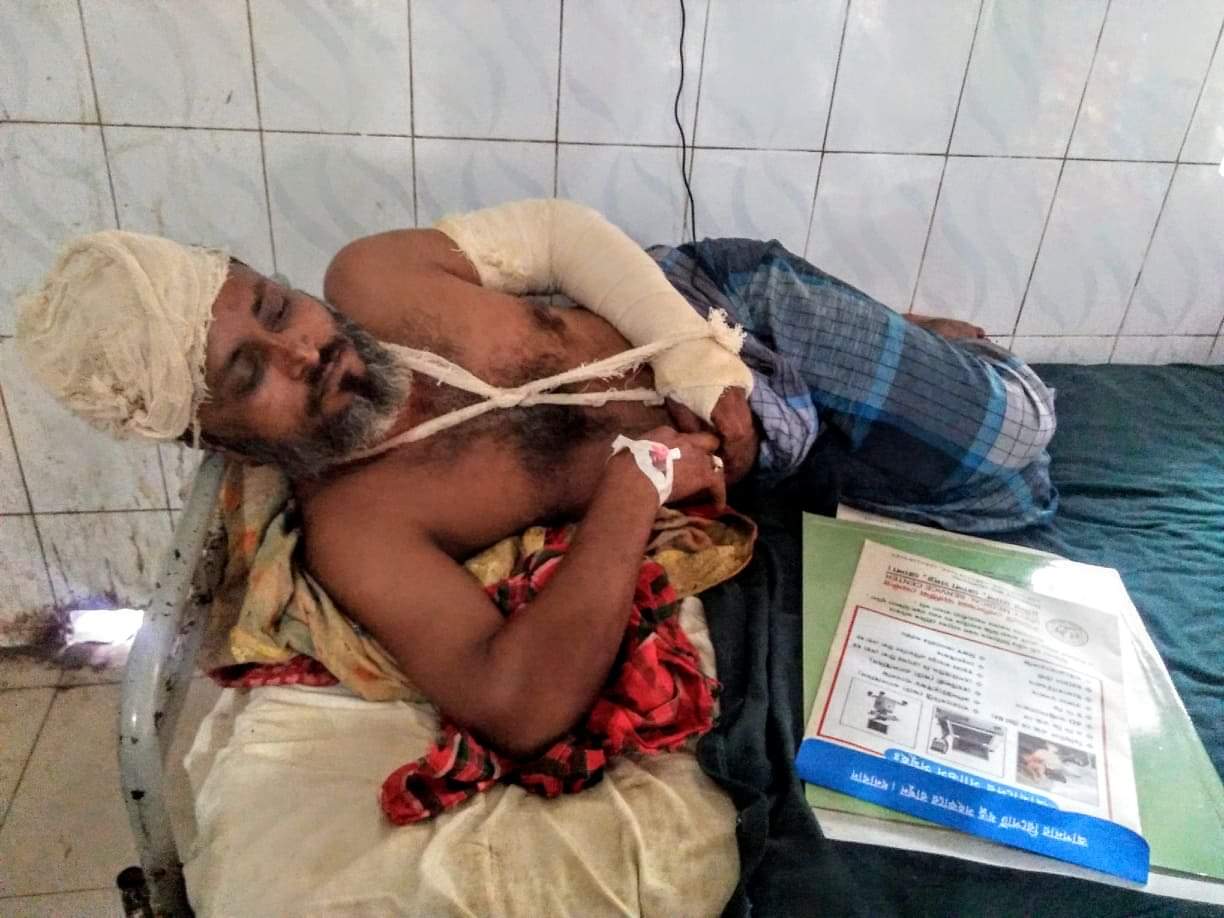 ভোলার ইলিশায় মাদকের জের ধরে মধ্যযুগীয় কায়দায় হামলা।।