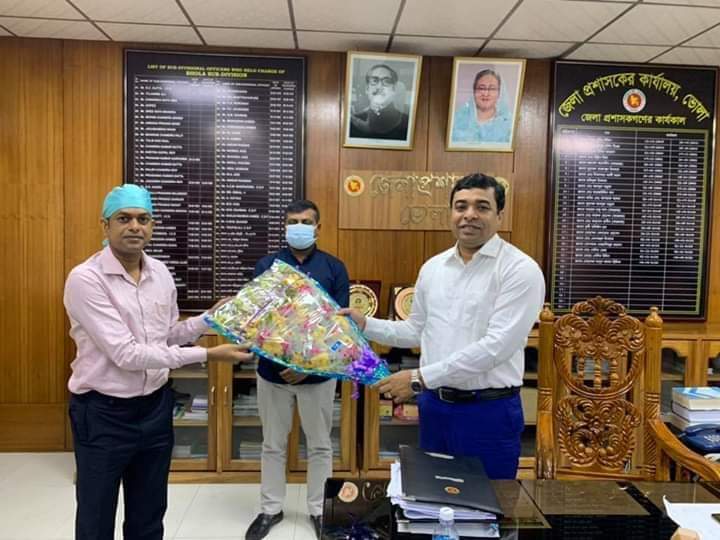 ভোলায় অতিরিক্ত জেলা প্রশাসক হিসেবে যোগদান করলেন সুজিত হাওলাদার।।