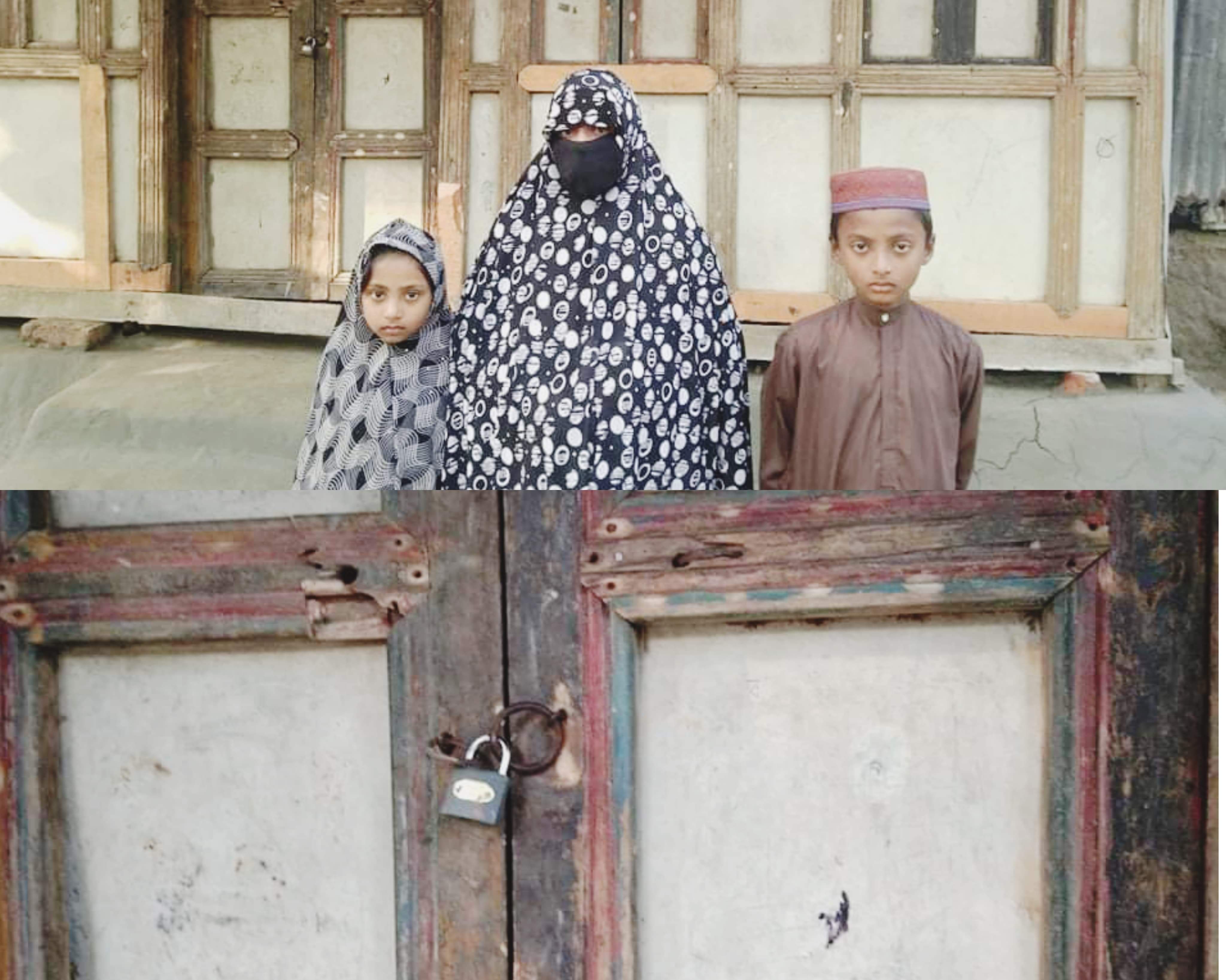ভোলার দৌলতখানে বিধবা নারীকে ঘর থেকে বের করে তালা দিলেন চেয়ারম্যান।।