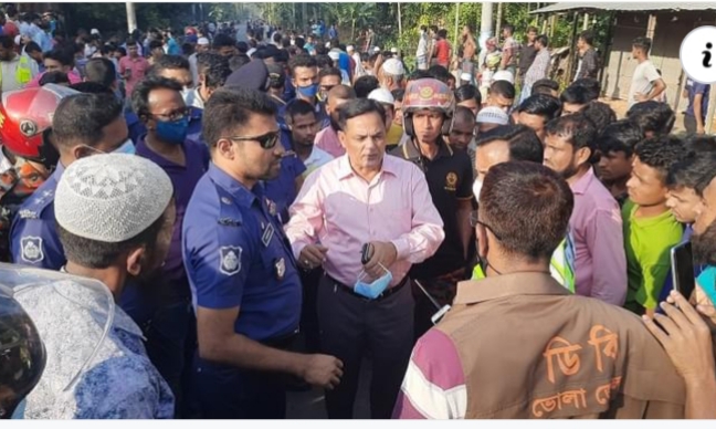 ভোলায় বাজার করতে গিয়ে লাশ হয়ে বাড়ি ফিরলেন বৃদ্ধা।ঘটনায় ইউপি চেয়ারম্যানের পরিদর্শন।।