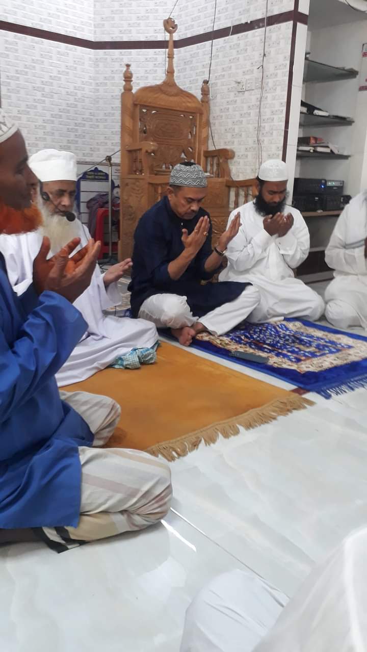 ভোলা সদর উপজেলা চেয়ারম্যানের সুস্থতা কামনায় মসজিদে মসজিদে দোয়া।।