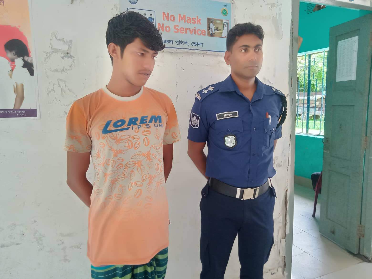 ভোলার মনপুরায় গাজাসহ এক যুবক পুলিশের হাতে গ্রেফতার।।