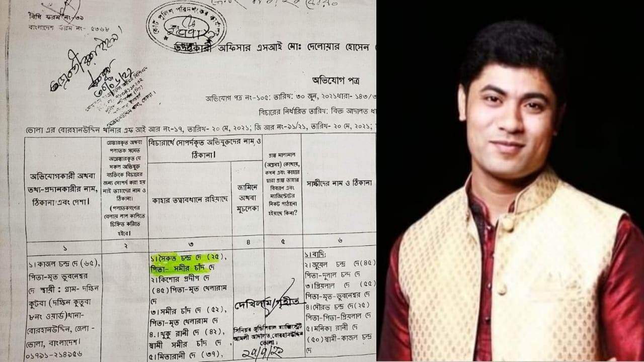 ভোলায় হত্যা মামলার প্রধান আসামী এখন প্রাইমারি শিক্ষক।।